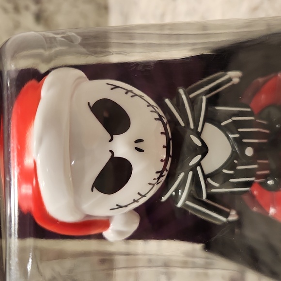 The Nightmare Before Christmas Jack Skellington Solar Bobble Head Santa Hat - Picture 3 of 8